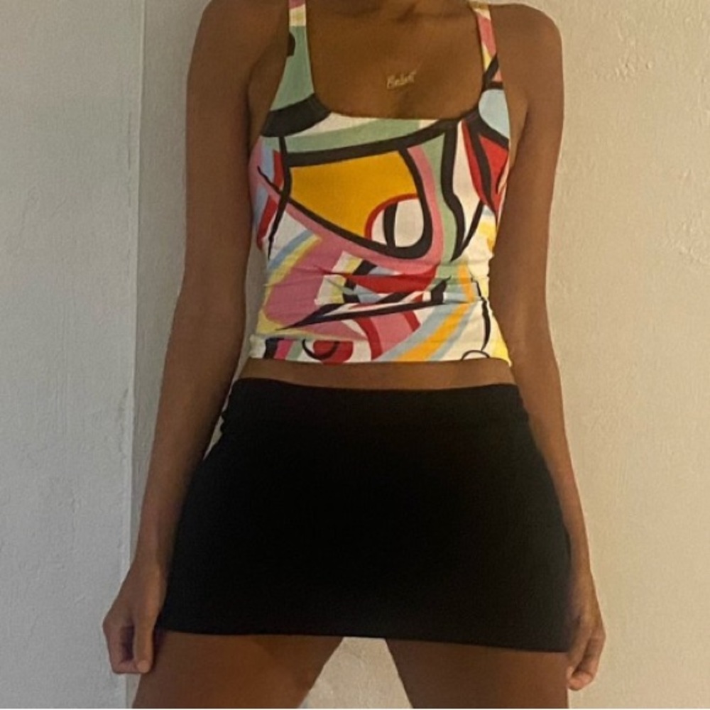 Elia Vintage abstract stretch tank